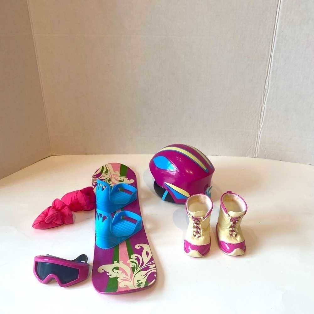 American Girl Doll Snowboard Set! Retired!